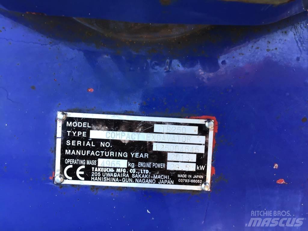 Takeuchi TB 250 Minikoparki