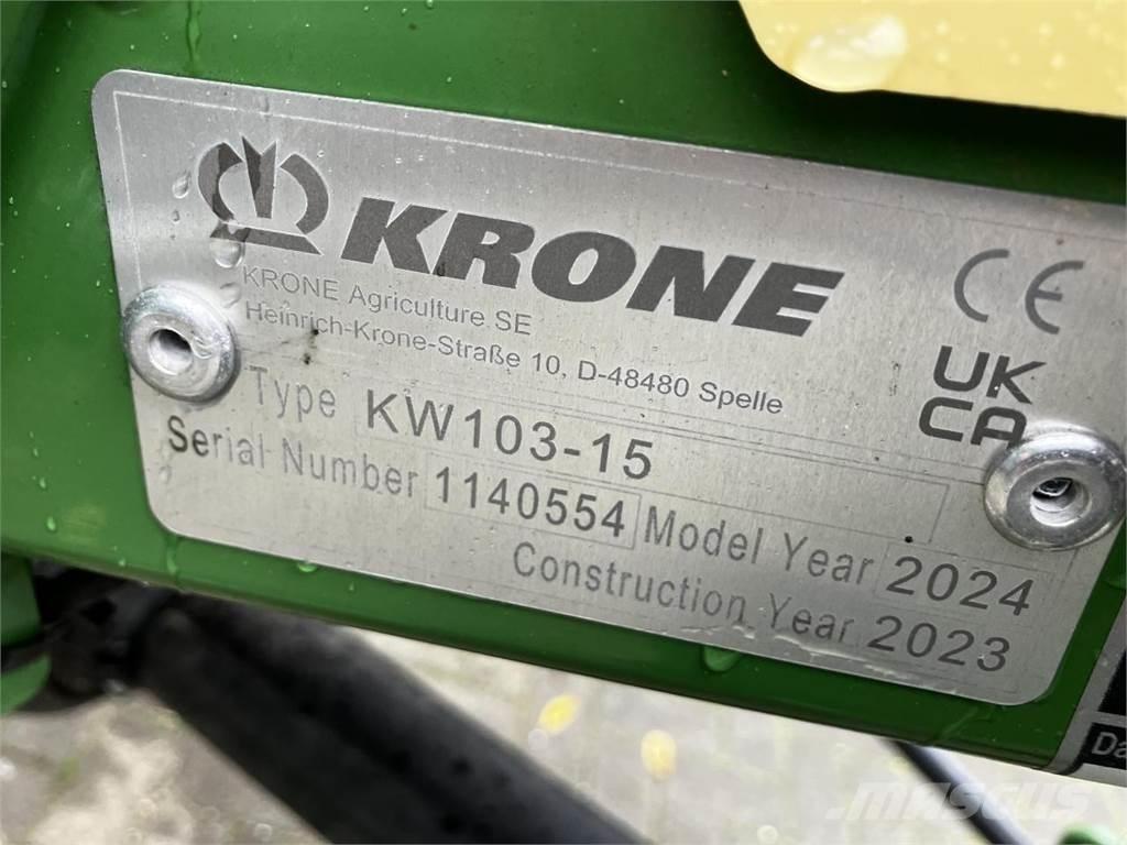 Krone Vendro 1020 Zgrabiarki i przetrząsacze