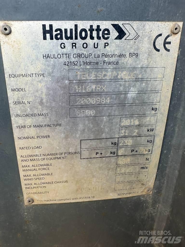 Haulotte H 16 TPX Podnośniki teleskopowe