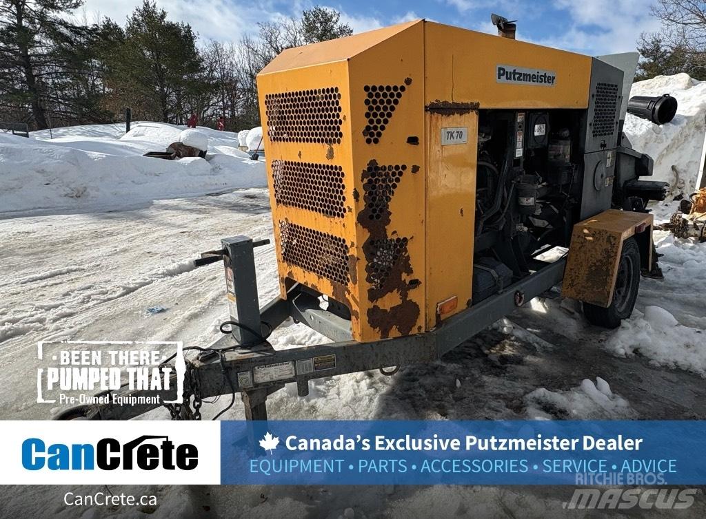Putzmeister TK 70 Samojezdne pompy do betonu