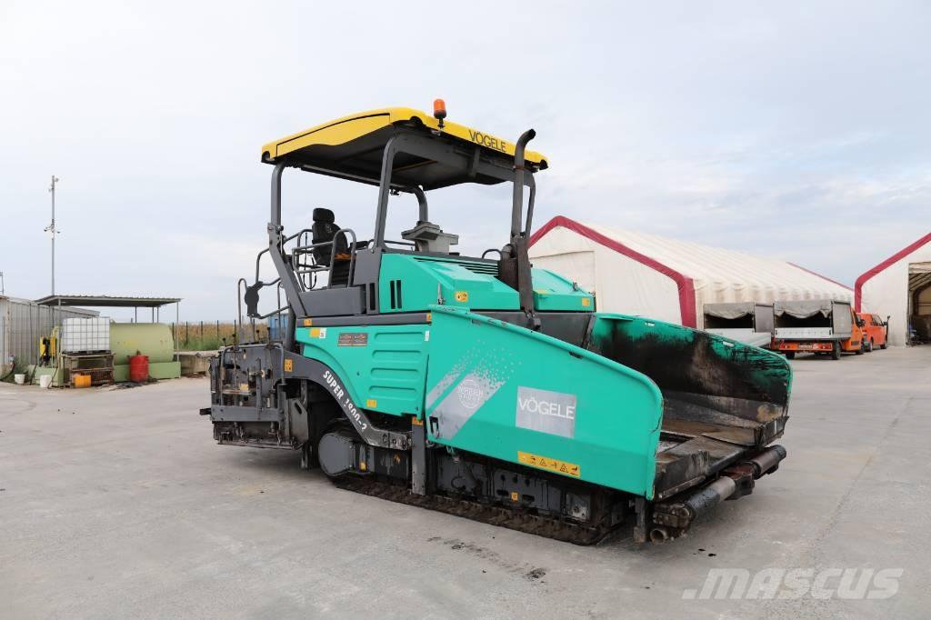 Vögele Super 1800 - 2 Rozściełacze do asfaltu