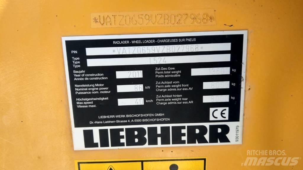 Liebherr L 524 Ładowarki kołowe
