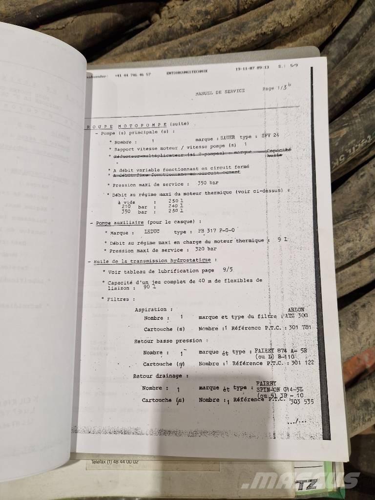  PTC 2313 Hydrauliczne młoty do palowania