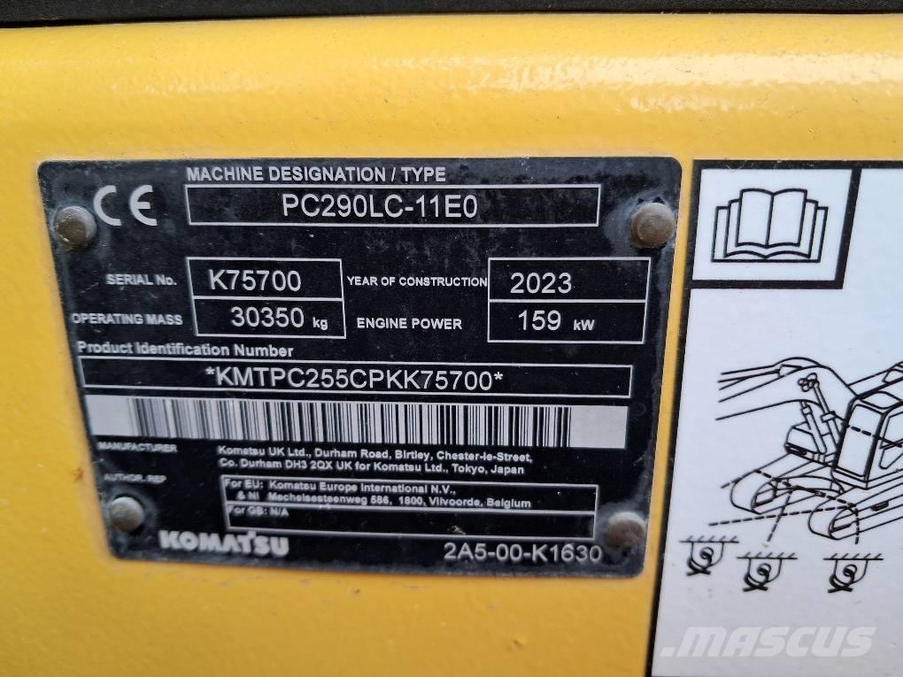 Komatsu PC290LC-11EO Koparki gąsienicowe