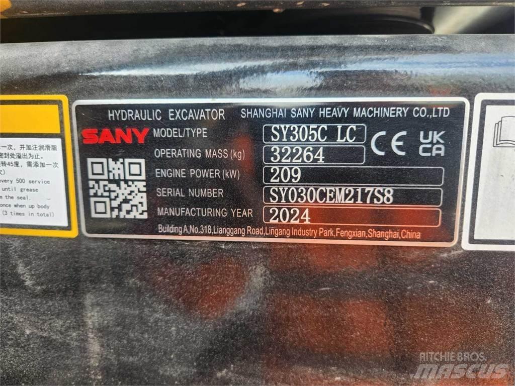 Sany SY305C Koparki gąsienicowe
