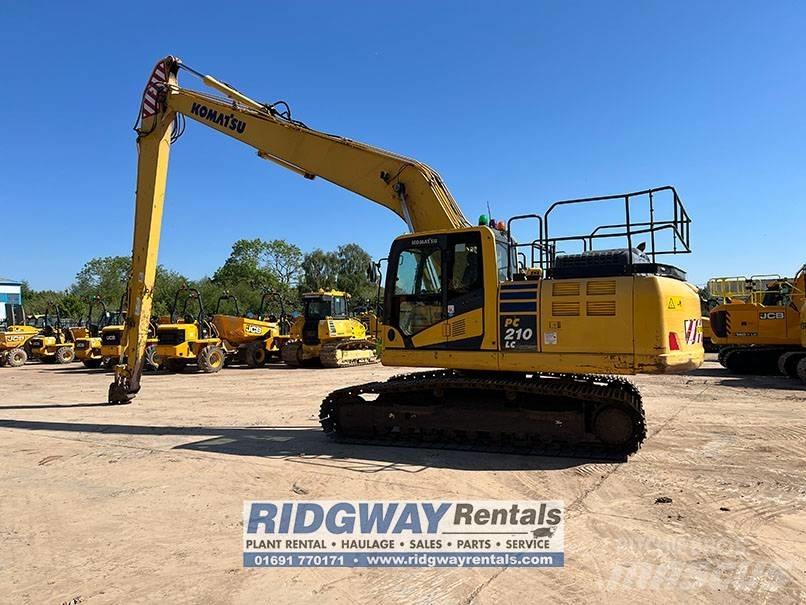 Komatsu PC 210 LC Koparki z długim ramieniem