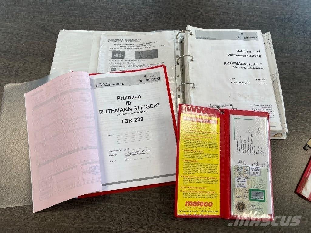 Ruthmann TBR 220 Podnośniki koszowe