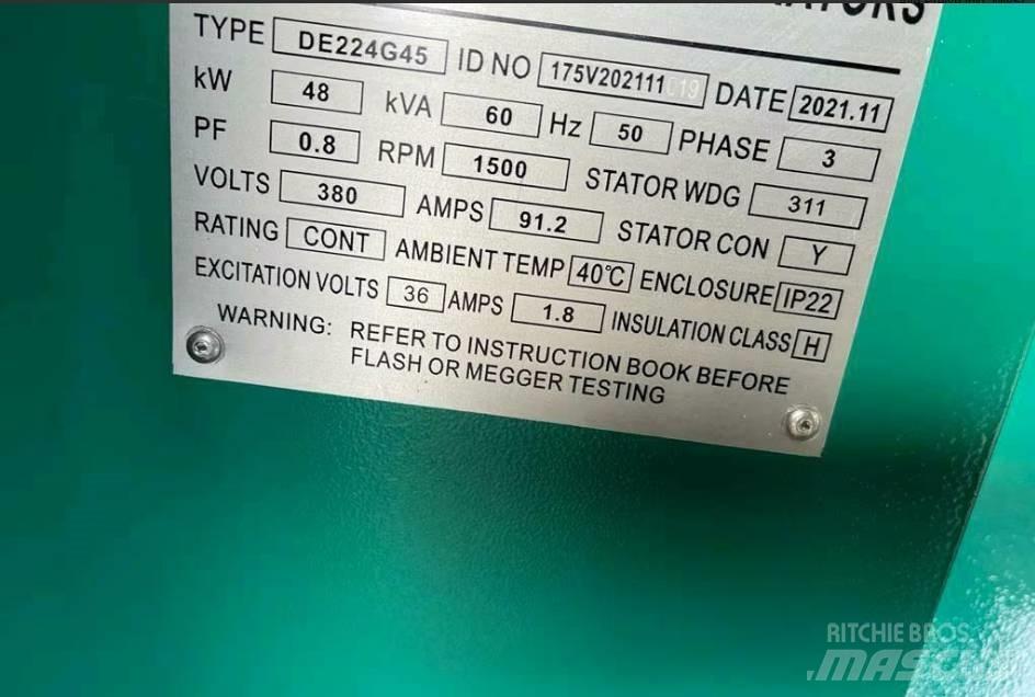  Pheatonn 60KVA Agregaty prądotwórcze Diesla