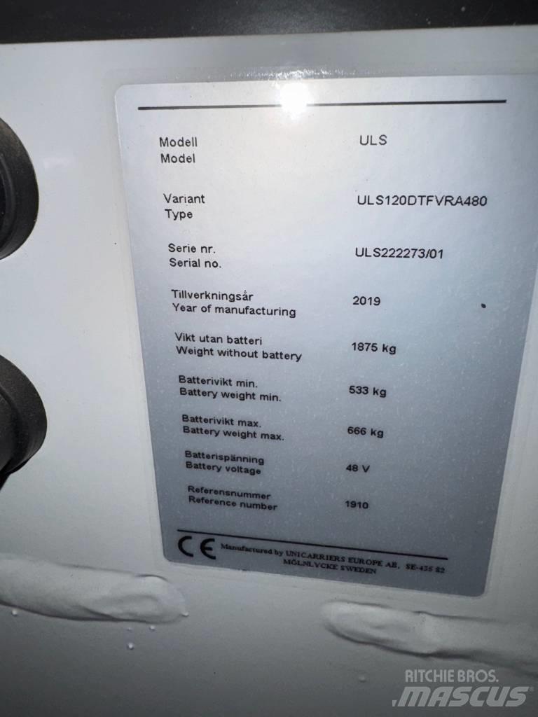 UniCarriers ULS 120 Wózki widłowe wysokiego składowania