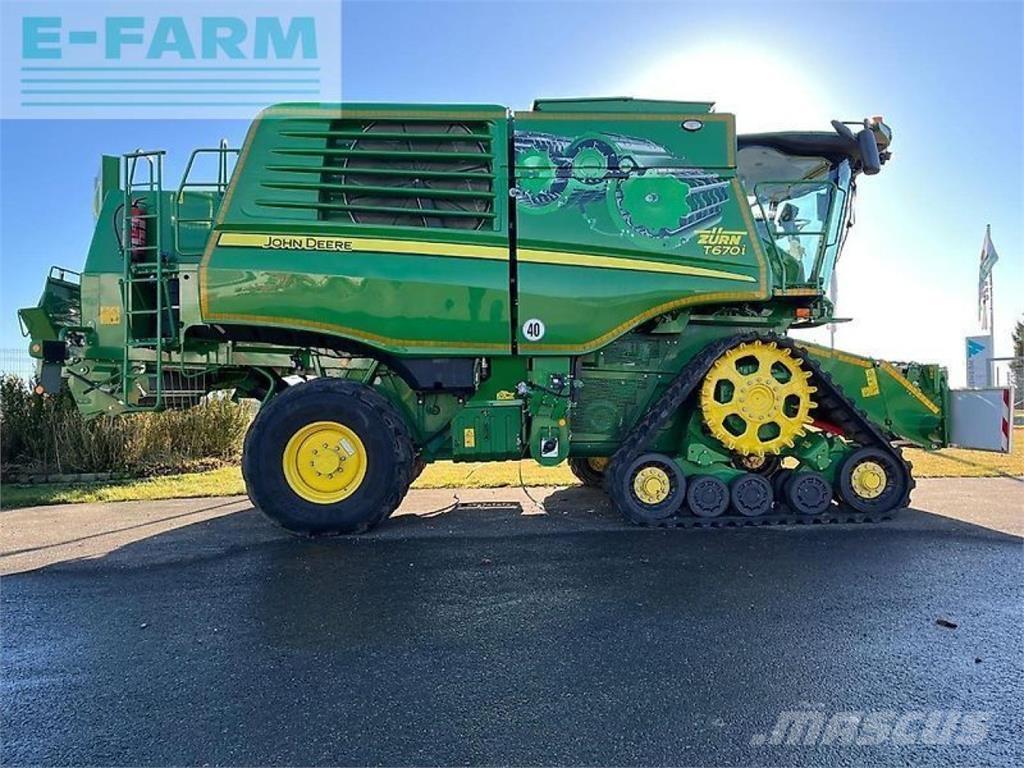 John Deere t670 Kombajny zbożowe