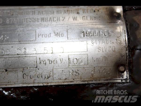 SAF RSM 8442 Mosty, wały i osie