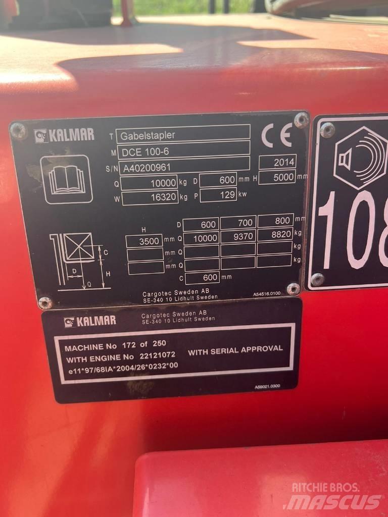 Kalmar DCE100-6 Wózki Diesla
