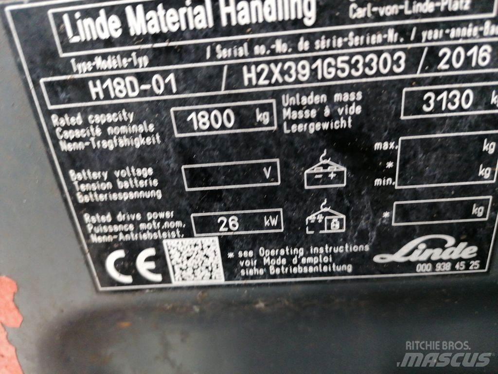 Linde H18D-02 Wózki Diesla
