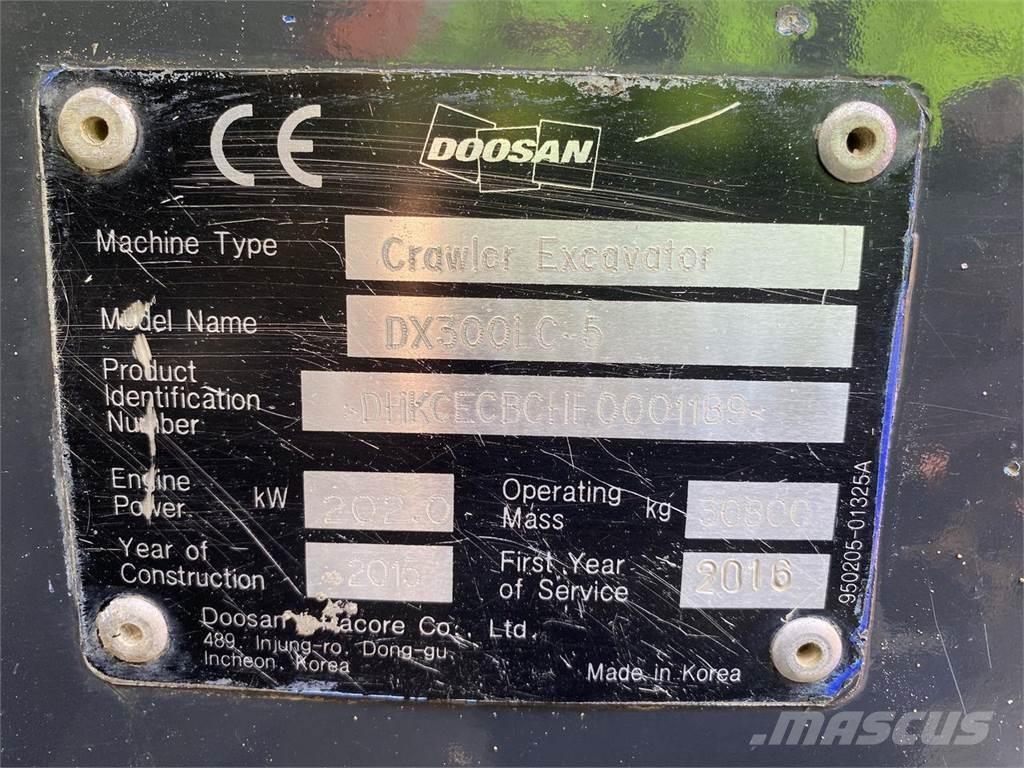 Doosan DX300LC-5 Koparki gąsienicowe