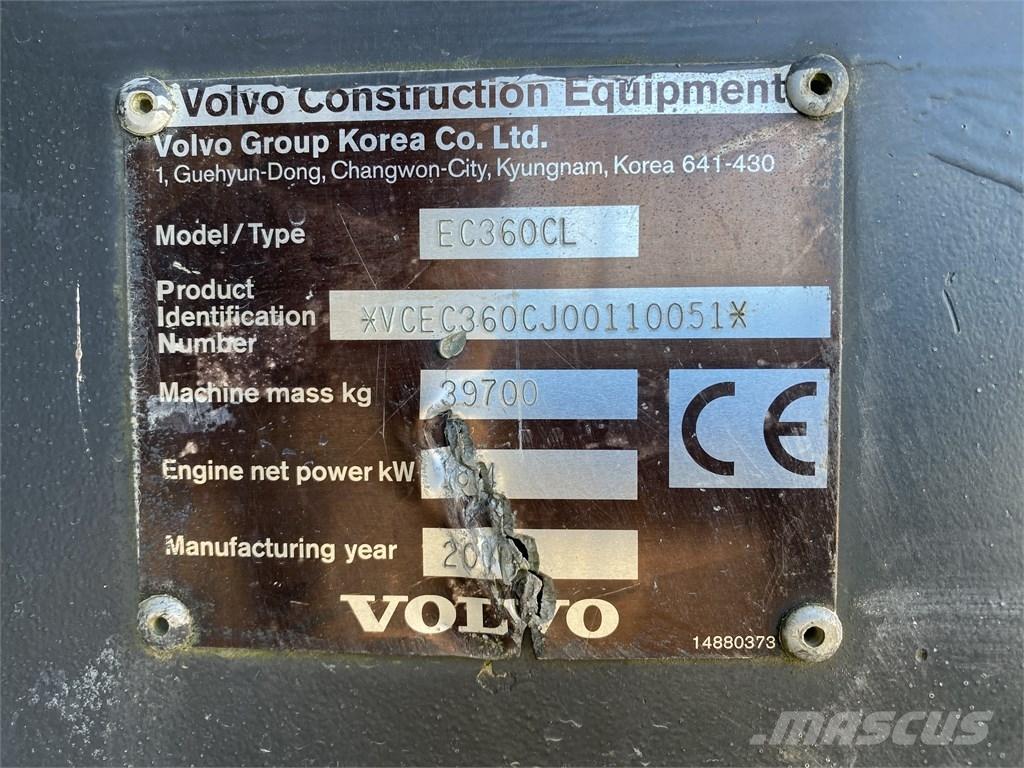 Volvo EC 360 C L Koparki gąsienicowe