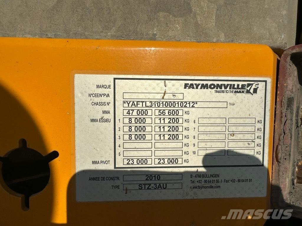Faymonville STZ-3AU Naczepy niskopodłogowe
