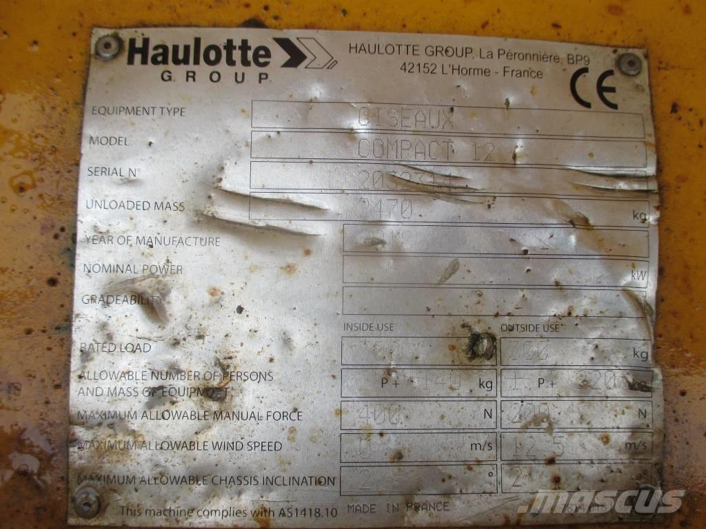 Haulotte Compact 12 Podnośniki nożycowe