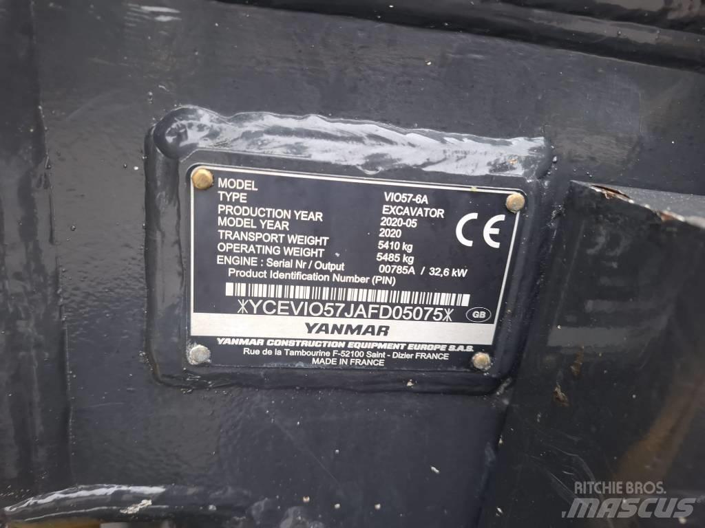 Yanmar Vio 57-6A Minikoparki