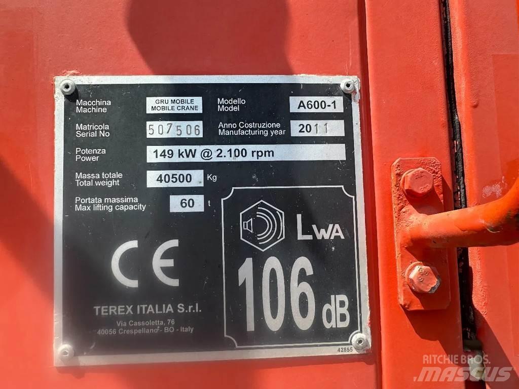 Terex A600 Żurawie terenowe