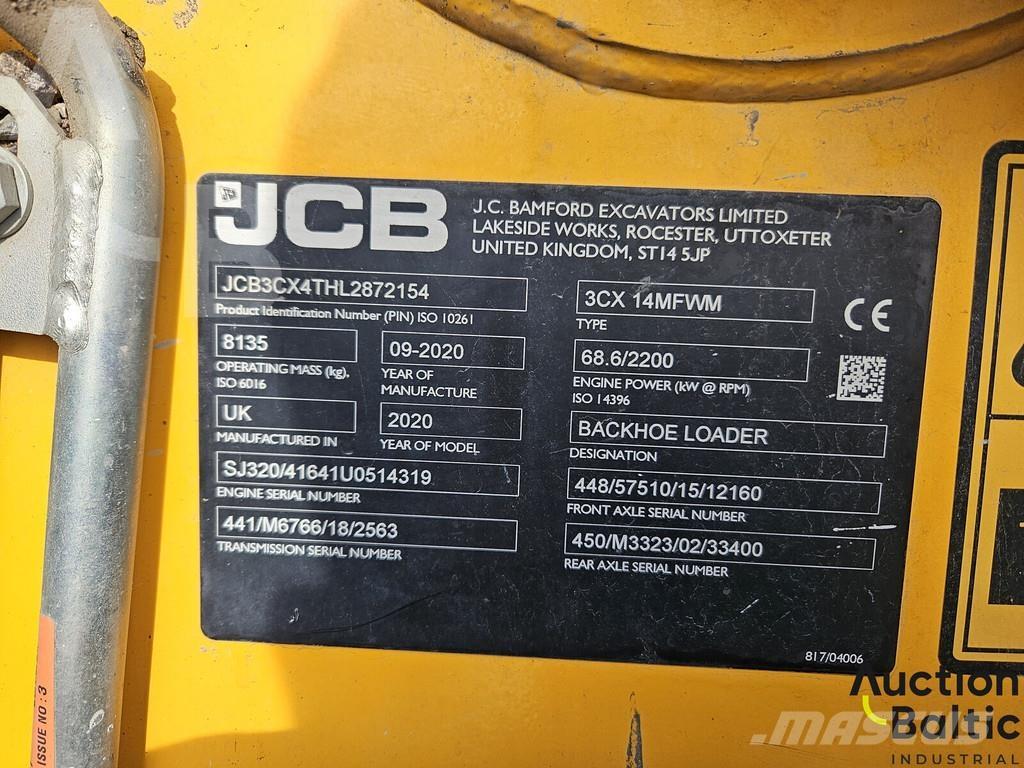 JCB 3 CX 14MFWM Koparko-ładowarki