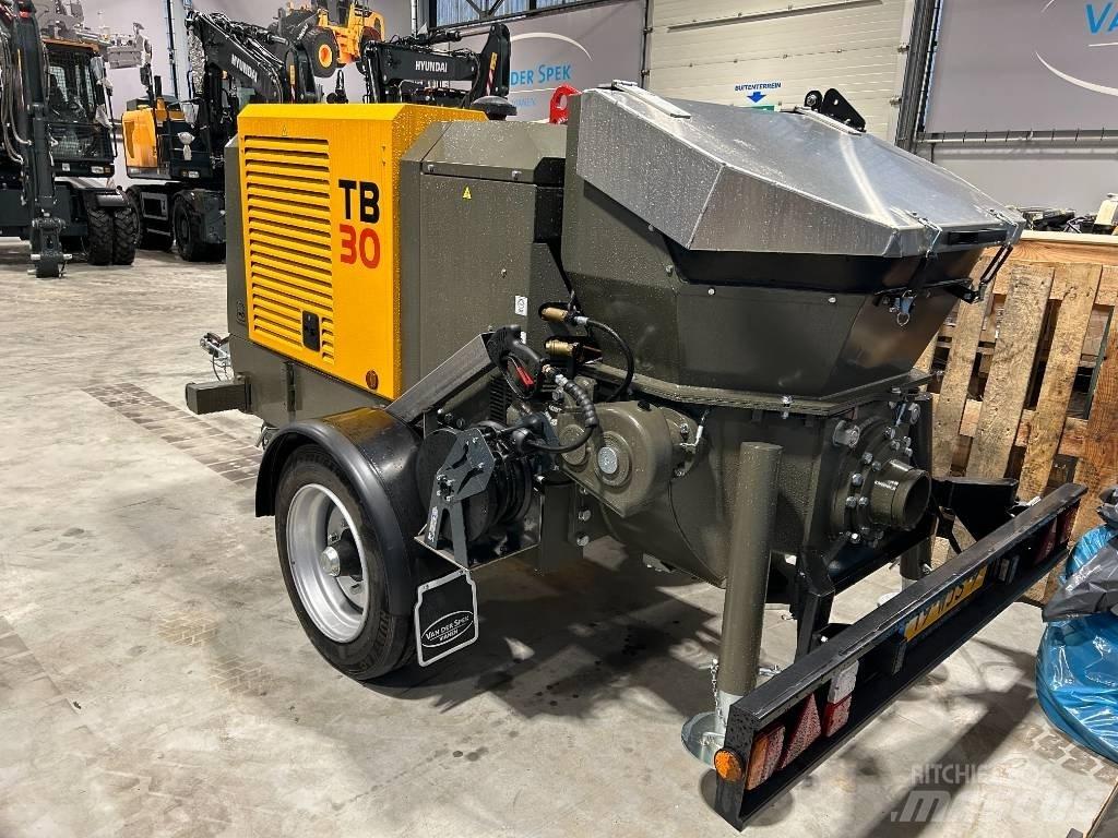 Turbosol TB30/T Samojezdne pompy do betonu