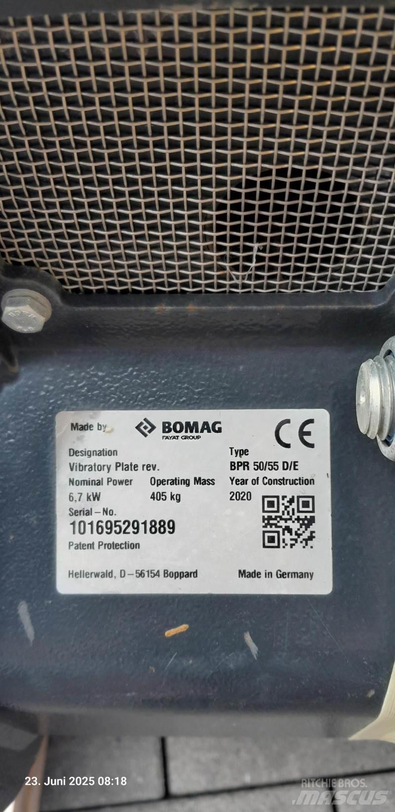 Bomag BPR 50/55 DE Ubijaki wibracyjne