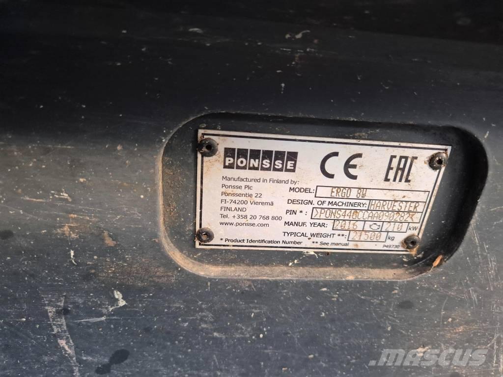 Ponsse ERGO 8W Harwestery