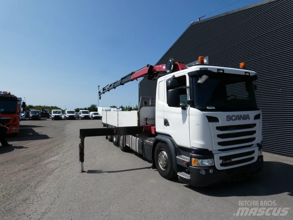 Scania G 450 Żurawie samochodowe