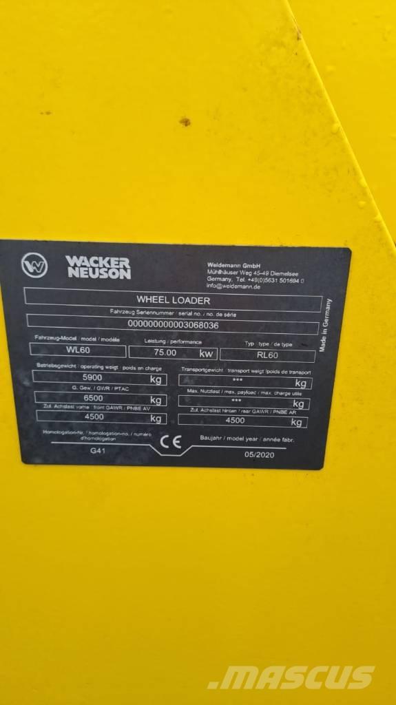 Wacker Neuson WL60 Ładowarki kołowe