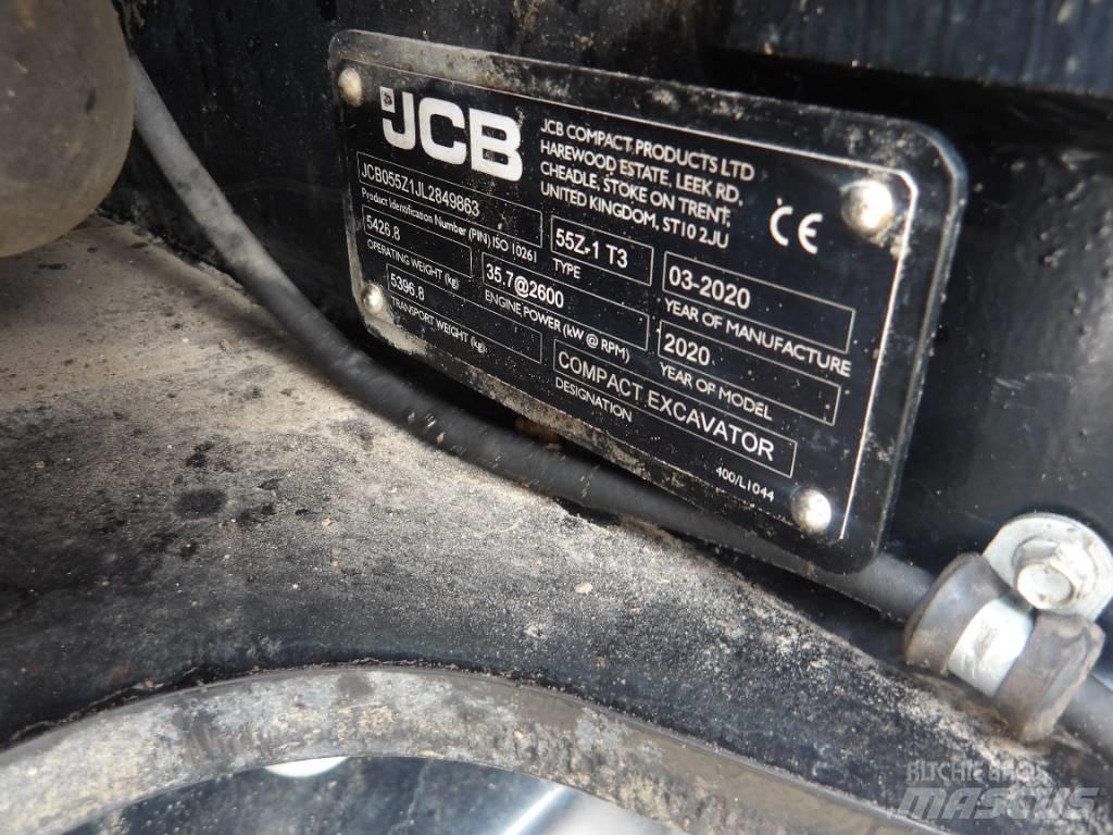 JCB 55Z-1 Minikoparki