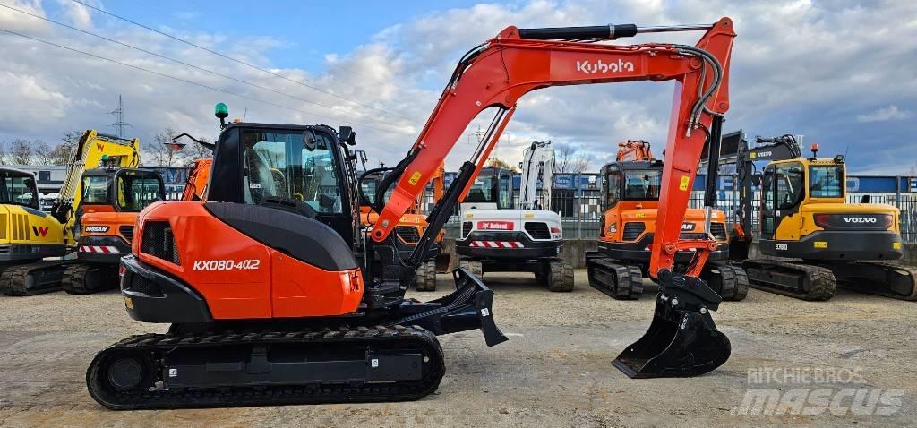 Kubota KX 080-4 Midikoparki  7t - 12t