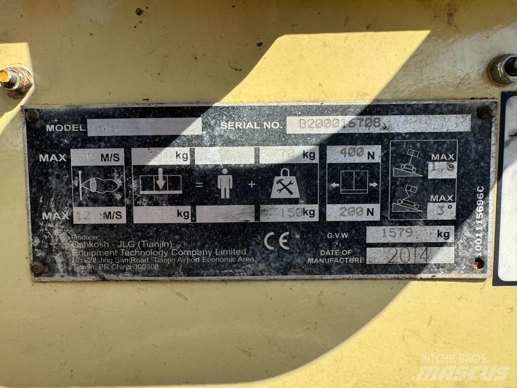 JLG 6 RS Podnośniki nożycowe