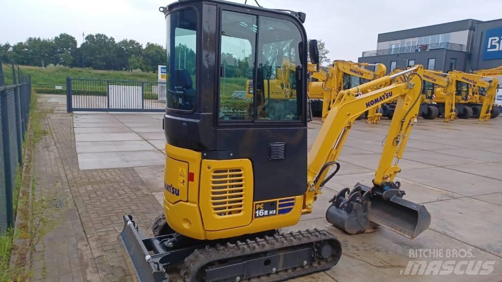 Komatsu PC16R-3HS Minikoparki