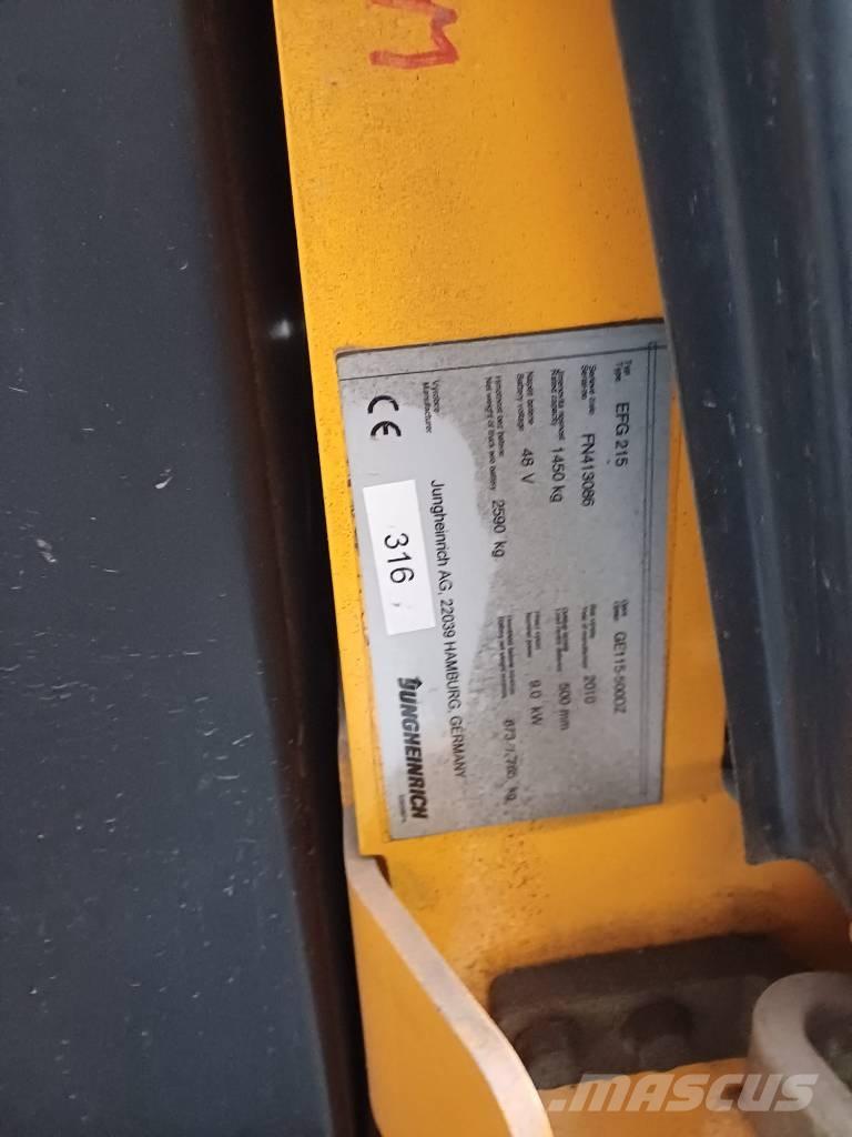 Jungheinrich EFG215 Wózki elektryczne