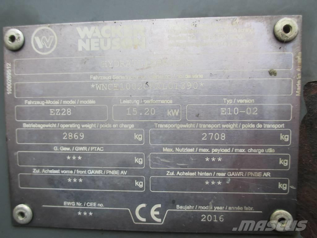 Wacker Neuson EZ 28 Minikoparki