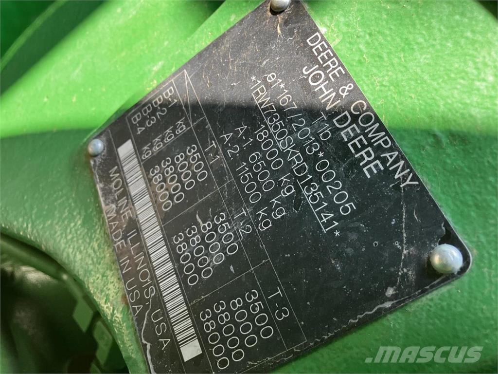 John Deere 7R 350 Ciągniki rolnicze