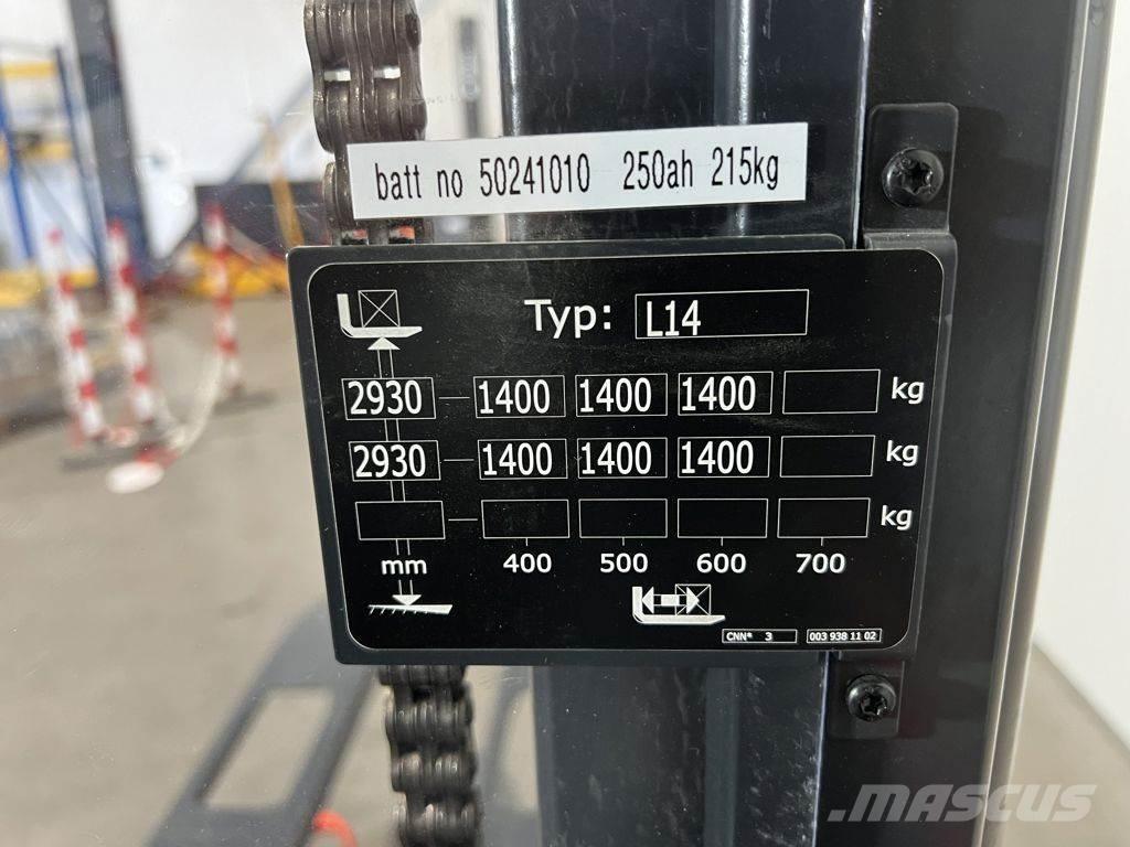 Linde L14 Wózki widłowe unoszące z dyszlem