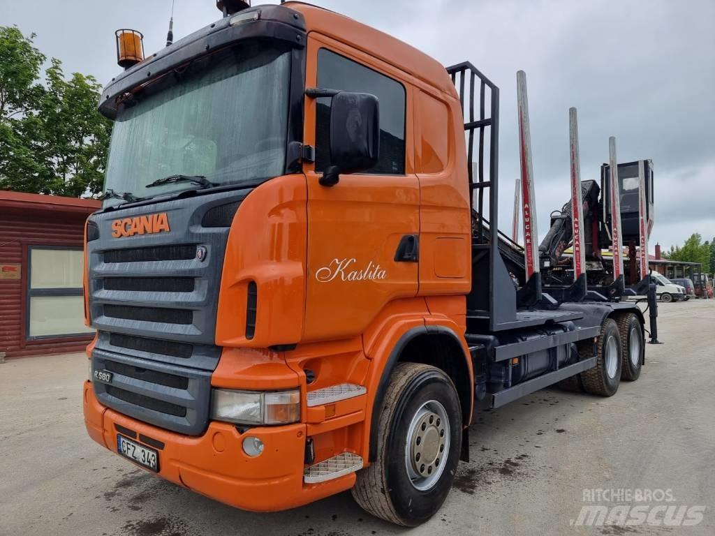 Scania R 580 Samochody do przewozu drewna
