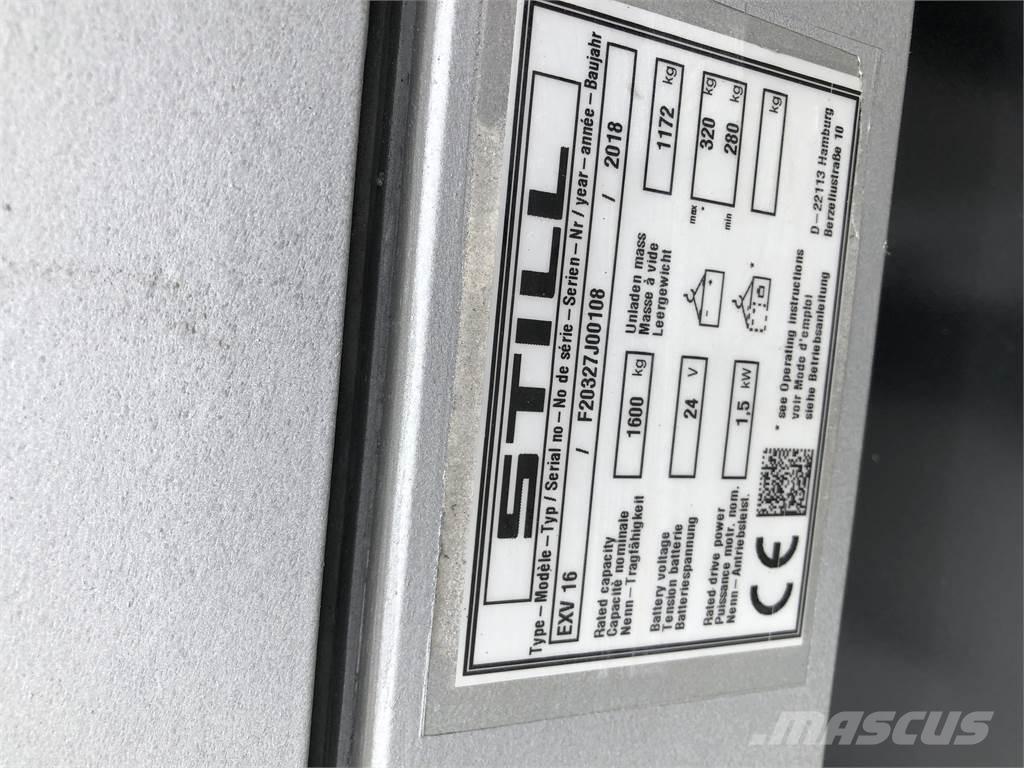 Still EXV 16 Samojezdne maszyny do załadunku