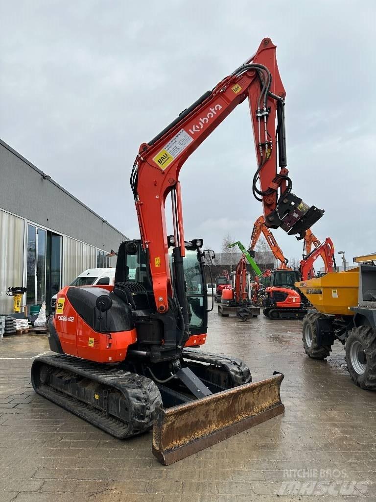 Kubota KX 080-4 Midikoparki  7t - 12t
