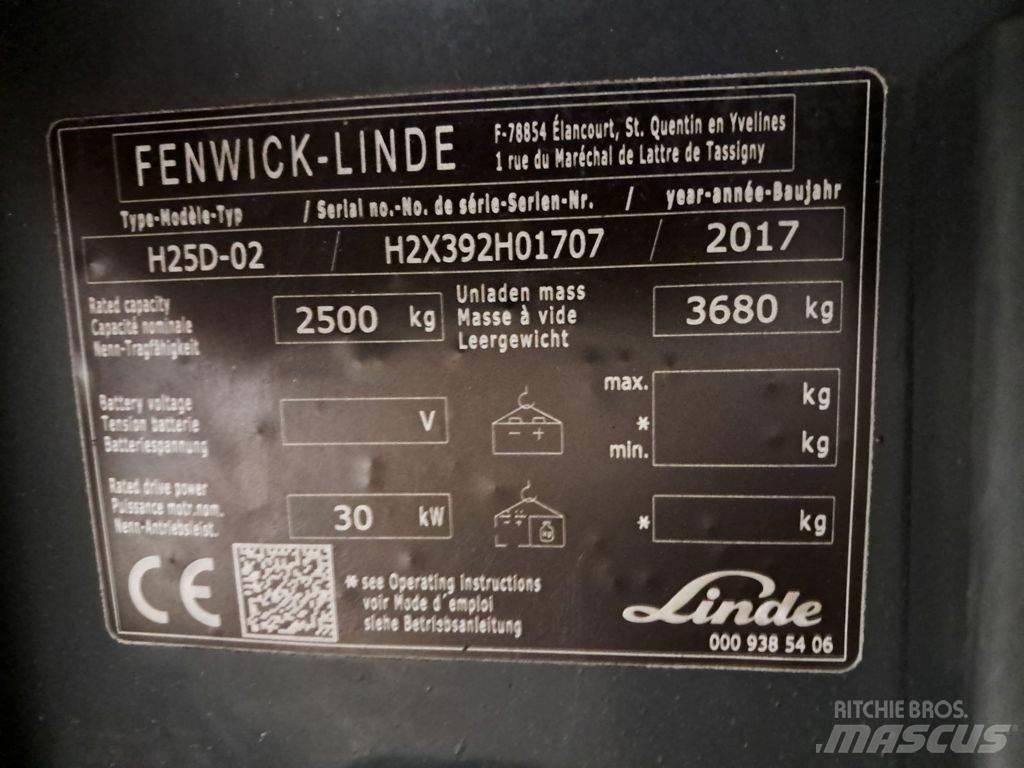 Linde H25D-02 Wózki Diesla
