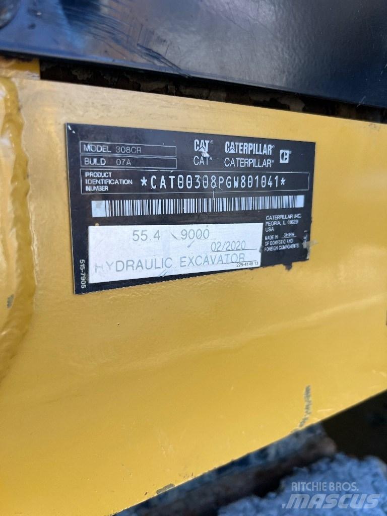 CAT 308 C CR Midikoparki  7t - 12t