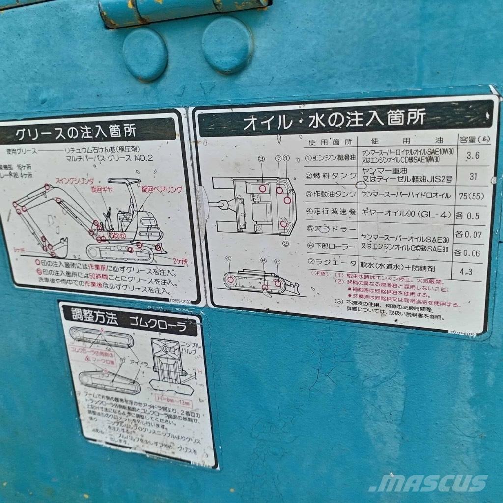 Yanmar B 22 Minikoparki