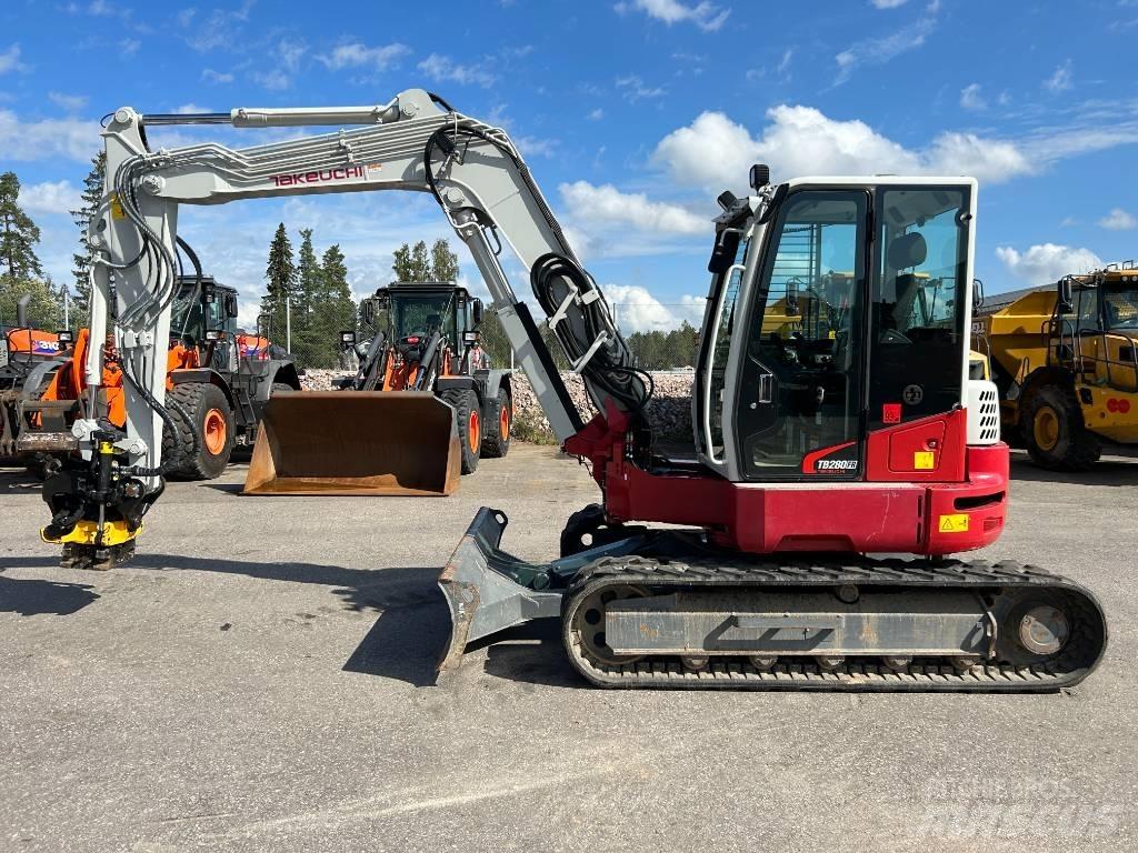 Takeuchi TB280FR Midikoparki  7t - 12t