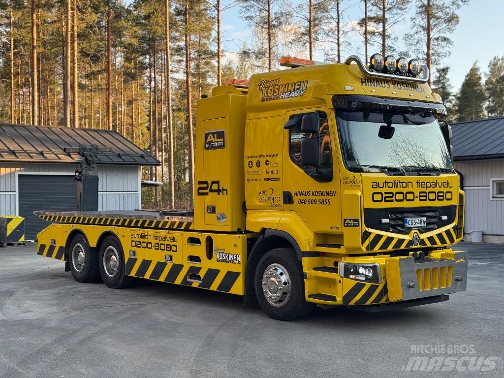 Renault Premium 450 Samochody ratownicze pomocy drogowej