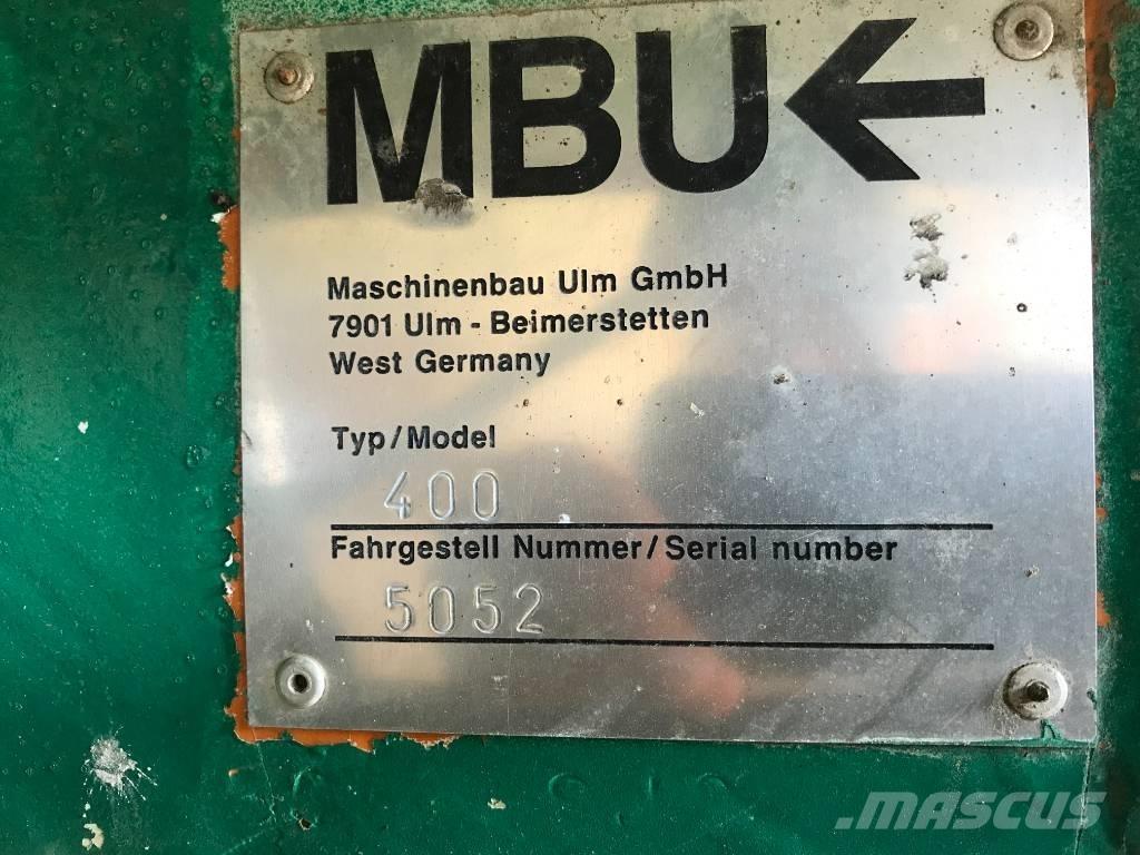 MBU 400 Rozściełacze do asfaltu