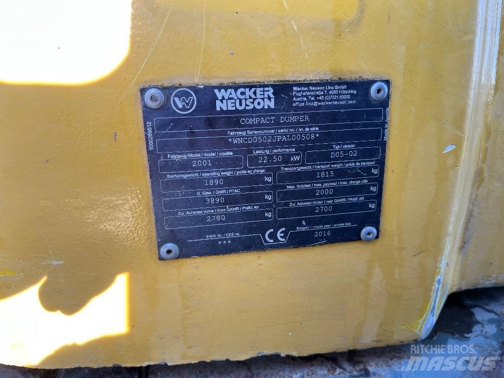 Wacker Neuson 2001 Wozidła kolebkowe