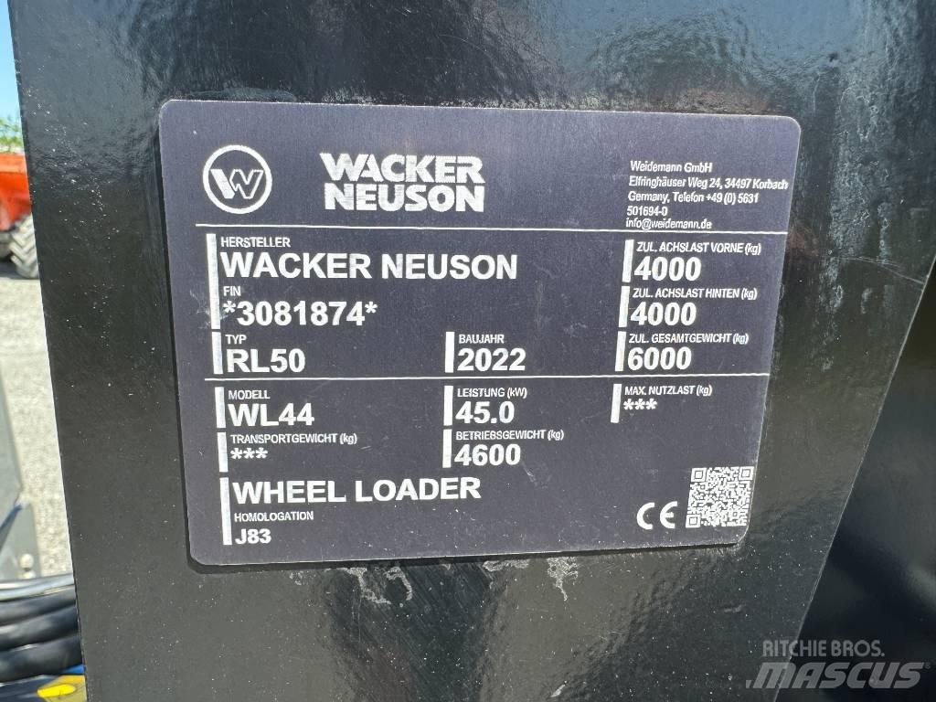 Wacker Neuson WL44 Ładowarki kołowe