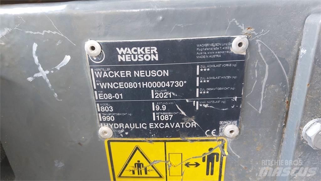 Wacker Neuson 803 Koparki gąsienicowe