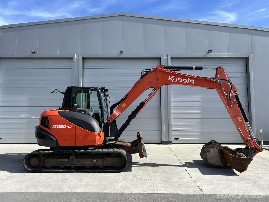Kubota KX 080-4 Midikoparki  7t - 12t
